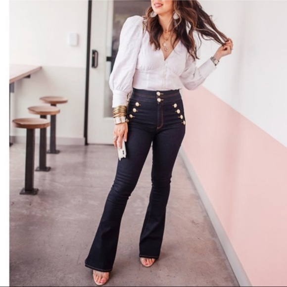 Veronica Beard Denim - ❌SOLD❌Veronica Beard DALIDA DOUBLE SKINNY FLARE DENIM in indigo New with Tags!